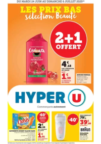 Prospectus Hyper U VERNOUILLET : Spécial Beauté