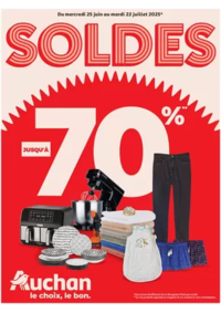Prospectus Auchan LONGUENESSE : SOLDES : jusqu'à -70% !