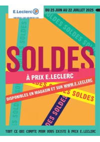 Prospectus E.Leclerc VITRY SUR SEINE : SOLDES DETE