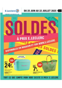 Prospectus E.Leclerc LA SOUTERRAINE : SOLDES DETE