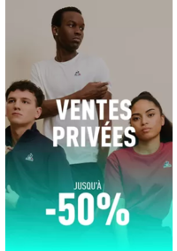 Prospectus Le Coq Sportif Corbeil-Essonnes : Ventes Privées jusqu'à -50%