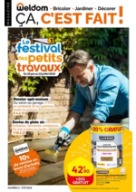 Prospectus Weldom : Le festival des petits travaux