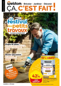 Prospectus Weldom ST GEOSMES : Le festival des petits travaux