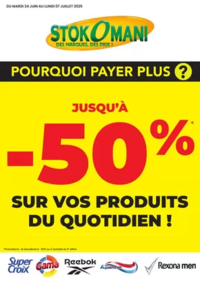 Prospectus Stokomani Cormontreuil : Jusqu'à -50% sur vos produits du quotidien !