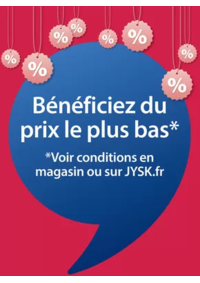 Prospectus Jysk AUXERRE : Offres exceptionnelles