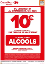 Prospectus Carrefour Market : CE WEEK-END, OPERATION BON D’ACHAT SUR L’ALCOOL