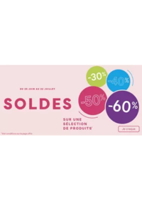 Prospectus Passion Beautés Feurs : Soldes : profitez jusqu'à -60% sur une sélection de produits