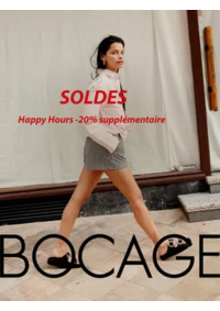 Prospectus Bocage ST HERBLAIN : Happy Hours -20% supplémentaire