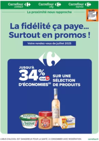 Prospectus Carrefour Drive VILLERS BOCAGE Rue Georges Clémenceau : LA FIDÉLITÉ ÇA PAYE... SURTOUT EN PROMOS !