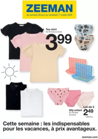 Prospectus Zeeman Les Angles : Cette semaine : les indispensables pour les vacances, à prix avantageux