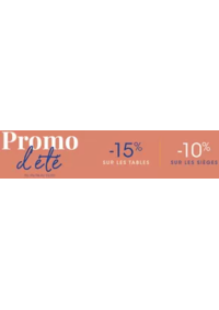 Prospectus 4 Pieds NOYELLES-GODAULT - LILLE : SOLDES D'ETE -15 % sur les tables