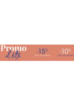 Promos et remises  : SOLDES D'ETE -15 % sur les tables