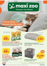 Prospectus Maxi zoo Aubergenville : Pas de stress Nos prix font le reste !