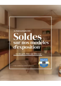 Prospectus Cuisines références BELLE ILE EN MER - LE PALAIS : C’est maintenant chez Cuisines Références avec nos modèles d’exposition et électroménagers en SOLDES
