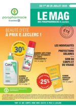 Prospectus Parapharmacie E.Leclerc : Magazine Eté