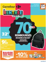 Prospectus Cora : La rentrée à petit prix