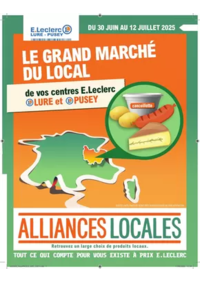 Prospectus E.Leclerc LURE : GRAND MARCHE DU LOCAL