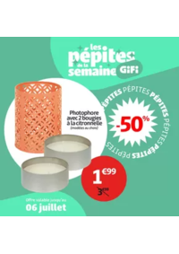 Prospectus Gifi Montigny-lès-Cormeilles : Profitez des pépites de la semaine chez GiFi : du 2 au 6 juillet une sélection de produits à PRIX FO
