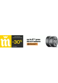 Prospectus Midas Clermont-Ferrand : OFFRE -30% SUR LE 2ème PNEU CONTINENTAL