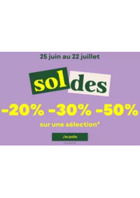 Prospectus Nature & Découvertes CERGY-PONTOISE : Soldes
