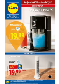 Prospectus Lidl FOSSES : Ne manquez pas des offres jusqu'à -65% en supermarché Lidl ce jeudi !