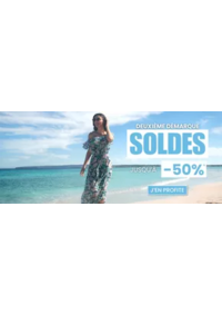 Prospectus Jacqueline Riu THOIRY : Deuxième démarque soldes Jusqu'à -50%