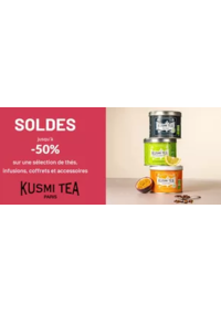 Prospectus Kusmi Tea L'Ile Saint-Denis : Soldes Jusqu'à -50%