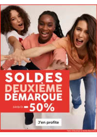 Prospectus CCV Besançon : Soldes Deuxième Démarque Jusqu'à -50%