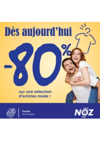 Prospectus NOZ Mertzwiller : SOLDES Textile de marques