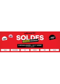 Prospectus Gemo BRIVES CHARENSAC : Soldes Jusqu'à -70%
