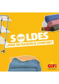 Prospectus Gifi LES ANGLES : Découvrez notre sélection soldée de linge de maison et accessoires pour un cocon parfait chez vous !
