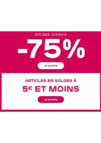 Prospectus Claire's RENNES : SOLDES jusqu'à -75 %