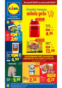 Prospectus Lidl SELESTAT : Retrouvez vos marques préférées du quotidien à prix minis en supermarché Lidl !
