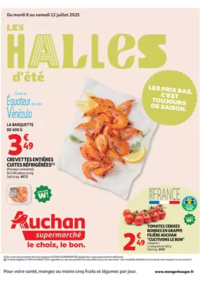 Prospectus Auchan Supermarché Launaguet : Les halles d'été, les prix bas c'est toujours de saison
