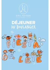 Prospectus Eric Kayser LEVALLOIS PERRET : Nouvelle Menu