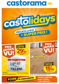 Prospectus Castorama RILLIEUX LA PAPE : Castolidays, projets d'été à super prix !