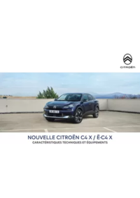 Prospectus Citroen CHARTRES : Citroën Nouvelle ë-C4 X Electrique Caractéristiques