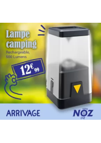 Prospectus Noz Olonne sur Mer : ARRIVAGE Lampe camping