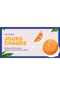 Prospectus Coffea Paris 52 bd Saint Germain : JOURS CHAUDS