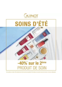 Prospectus Guinot PARIS : SOINS D'ÉTÉ