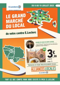 Prospectus E.Leclerc ORLY : LE GRAND MARCHE DU LOCAL - ALLIANCES LOCALES