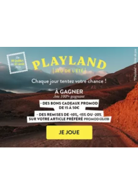 Prospectus Promod Reze : Jeu de l'été : PLAYLAND