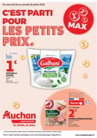 Prospectus Auchan Supermarché Launaguet : C'est parti pour une année moins chère dans votre super