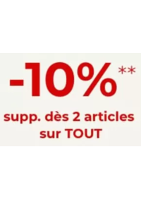 Prospectus caroll Bordeaux C.C. AUCHAN : -10% dès 2 articles sur TOUT