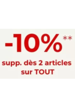 Promos et remises  : -10% dès 2 articles sur TOUT