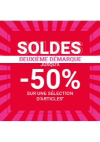 Prospectus Courir CHARTRES : Deuxième démarque soldes Jusqu'à -50%