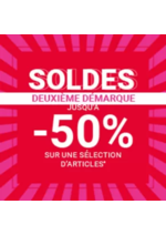 Promos et remises  : Deuxième démarque soldes Jusqu'à -50%