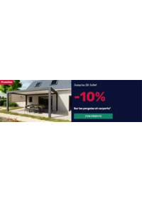Prospectus K par K MONTPELLIER - SAINT BRÈS : -10% de remise sur les pergolas et les carports