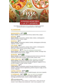 Prospectus Baila Pizza NICE : La carte à emporter