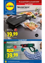 Prospectus Lidl : Chez Lidl, profitez d'équipements fiables pour cuisiner vos repas préférés !